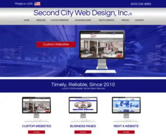 Secondcitywebdesign.com(Second City Web Design) Screenshot