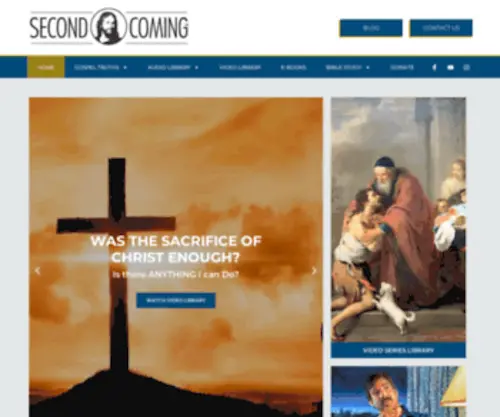 Secondcoming.org(Second Coming and Return of Christ) Screenshot