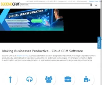 Secondcrm.com(CRM System Malaysia & Singapore) Screenshot