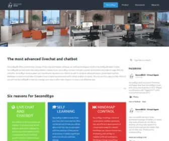 Secondego.com(The most advanced livechat and chatbot) Screenshot