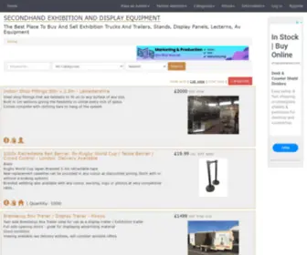 Secondhand-Exhibition-AND-Display-Equipment.co.uk(Secondhand Exhibition and Display Equipment) Screenshot