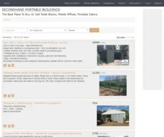 Secondhand-Portable-Buildings.co.uk(Secondhand Portable Buildings) Screenshot