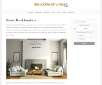 Secondhandfurniture.org.uk(Second Hand Furniture) Screenshot