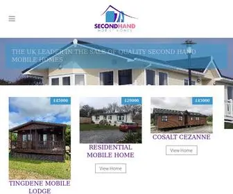 Secondhandmobilehomes.co.uk(Second Hand Mobile Homes) Screenshot