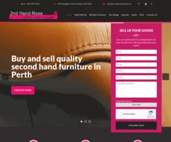 Secondhandrose.com.au(Furniture Valuation Specialists Perth) Screenshot