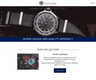 Secondhour.com.au(Second Hour Watches high quality affordable automatic watches) Screenshot