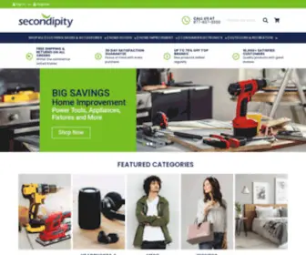 Secondipity.com(Better Value Better Life) Screenshot