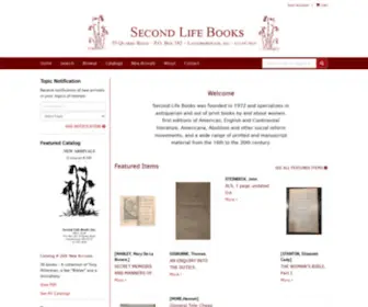 Secondlifebooks.com(Second Life Books) Screenshot