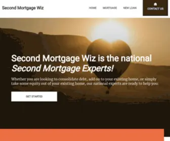 Secondmortgagewiz.com(Second Mortgage Wiz) Screenshot