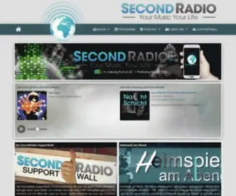 Secondradio.de(22:00 bis 23:59 Uhr) Screenshot