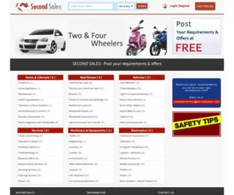 Secondsales.com(Second sales) Screenshot