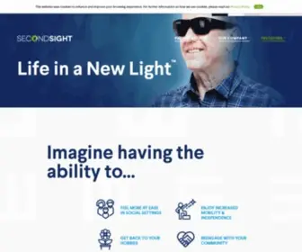 Secondsight.com(Second Sight Medical Products) Screenshot