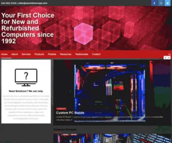 Secondsourceonline.com(Your First Choice for New and Refurbished Computers since 1992) Screenshot