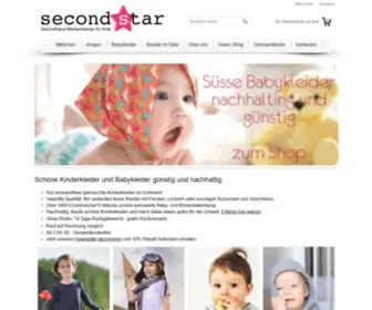 Secondstar.ch(Secondhand Markenkleider für Kids) Screenshot