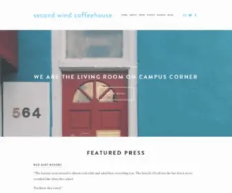 Secondwindcoffeehouse.com(Second Wind Coffeehouse) Screenshot