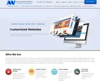 SecondWorld.in(Website development company) Screenshot