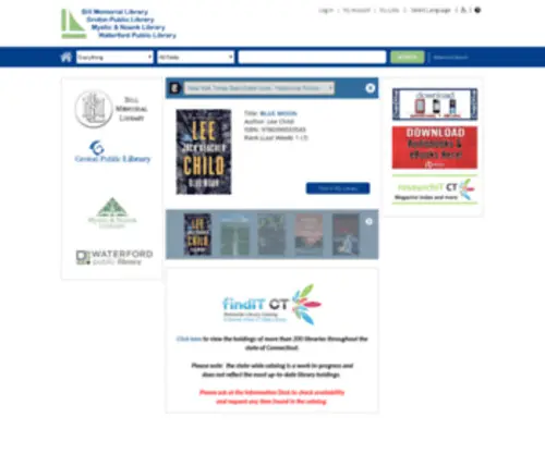 Seconnlib.org(Waterford-Groton Public Library) Screenshot