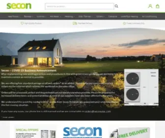 Seconsolar.com(Secon Solar) Screenshot