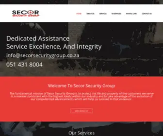 Secorsecuritygroup.co.za(Secor Security Group) Screenshot