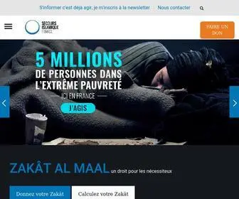 Secours-Islamique.org(Secours Islamique France) Screenshot