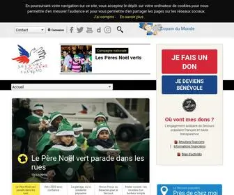 Secourspopulaire.fr(Secours populaire) Screenshot