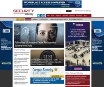 SecProdonline.com(Security Today) Screenshot