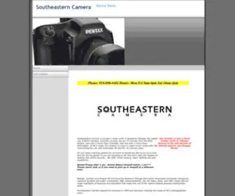 Secrents.com(Southeastern Camera) Screenshot