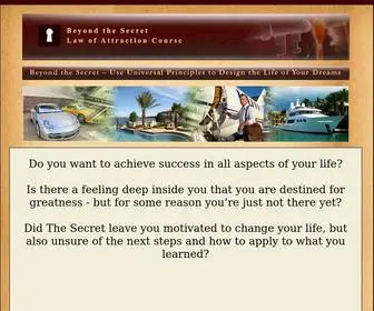 Secret-Class.com(San Jose Law of Attraction Class) Screenshot