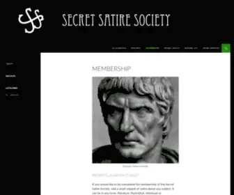 Secret-Satire-Society.org(Membership) Screenshot