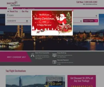 Secretairfares.com(Secretairfares) Screenshot