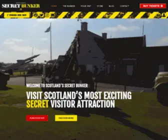 Secretbunker.co.uk(Visitor attraction of Scotland's best kept secret) Screenshot