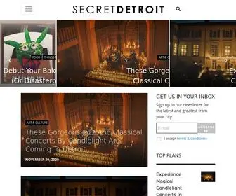 Secretdetroit.co(Secret Detroit) Screenshot