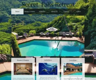 Secretfallsretreat.com(Secret Falls Retreat) Screenshot