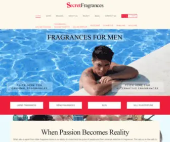 Secretfragrances.co.uk(Secret Fragrances) Screenshot