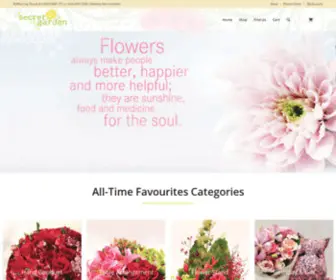 Secretgarden.com.sg(Simply Flowers) Screenshot