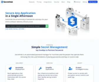 Secrethub.io(Secret Management Every Engineer Can Use) Screenshot