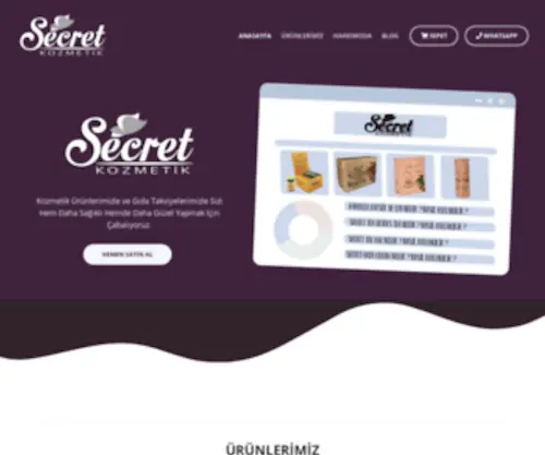 Secretkozmetik.com(Secret Kozmetik) Screenshot