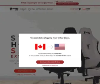 SecretlABChairs.ca(The best gaming chairs) Screenshot