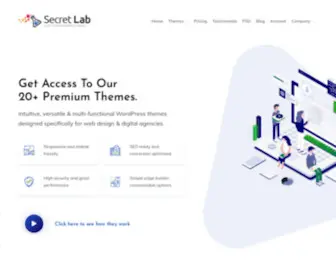 Secretlab.pw(Web & Digital Agency WordPress Themes forSecretLab) Screenshot