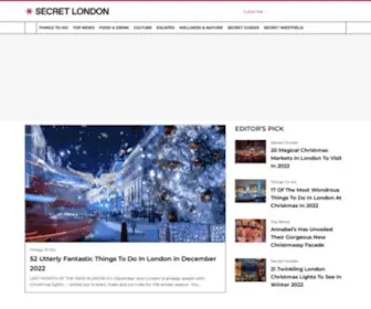 Secretldn.com(Your Complete Guide To Things To Do In London) Screenshot
