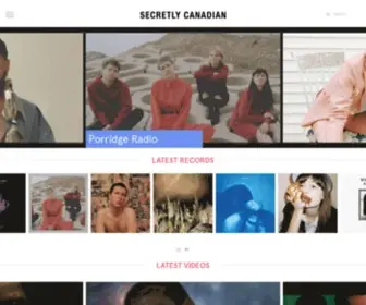 Secretlycanadian.com(Secretly Canadian) Screenshot
