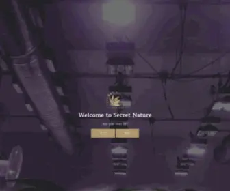 Secretnaturecbd.com(Secret Nature CBD) Screenshot