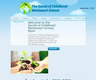 Secretofchildhood.ch(The Secret of Childhood) Screenshot