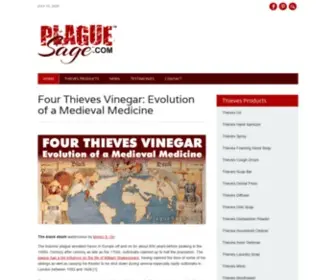 Secretofthieves.com(Four Thieves Vinegar) Screenshot