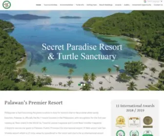 Secretparadiseresort.com(Secret Paradise Resort & Turtle Sanctuary) Screenshot