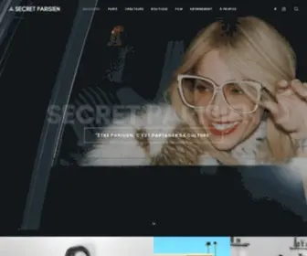 Secretparisien.com(SECRET PARISIEN) Screenshot