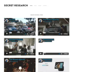 Secretresearchhq.com(SECRET RESEARCH) Screenshot