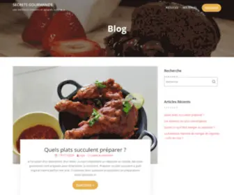 Secretsdunegourmande.fr(Mode Maintenance) Screenshot
