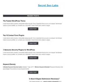 Secretseolabs.com(Secret Seo Labs) Screenshot