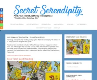 Secretserendipity.com(Astrology and Spirituality) Screenshot